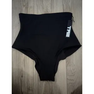 TA3 Corset Sculpting Slimming Black Extreme Kini Swim Bikini Bottom UPF NWT S thumbnail 2