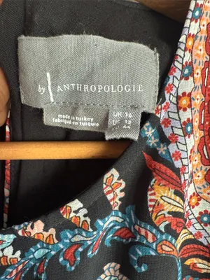 Anthropologie Paisley Maxi Dress 12 thumbnail 8