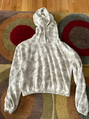 Abercrombie Collection Tie Dye Hoodie Sweatshirt Cropped Small thumbnail 2