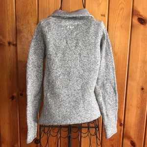 Patagonia Better Sweater Quarter-Zip Fleece Pullover - Women's 1/4 zip sweatshirt gray top thumbnail 9