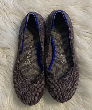 Rothy's Women's Brown and Blue Flats size 6 excellent condition see all photos thumbnail 1