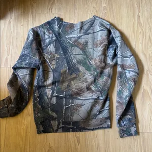 Russell Athletic Camo Crewneck Sweatshirt - Brown, Green, Gray thumbnail 3