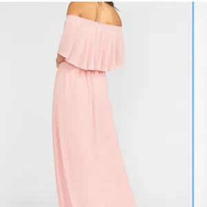 Show Me Your Mumu Hacienda Maxi Dress Rosebud Chiffon Convertible Pink Size S thumbnail 4