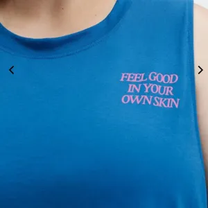 Fabletics Cropped Feel Good...Mantra Muscle Tank Electric Blue size 3X NEW thumbnail 8