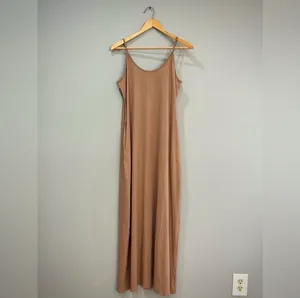 SALE! Brown Ofeefan Tank Maxi Dress Size M NWT thumbnail 3