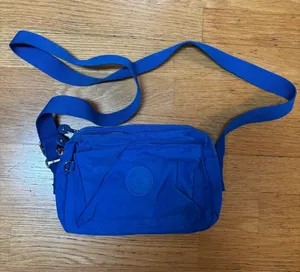 Kipling Cobalt Blue Abanu Medium Preppy Travel Multi-pocket Crossbody Bag thumbnail 1