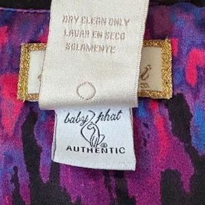 Baby‎ Phat Dress Tie Dye Sleeveless Party Cocktail Dress S Y2K Logo thumbnail 9