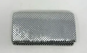Jessica McClintock Silver Mesh Evening Bag Chain Strap Clutch thumbnail 7