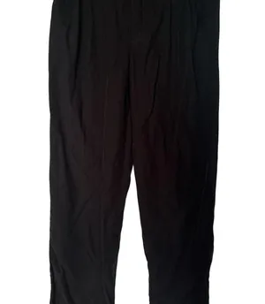 A new day Black Wide Legged Trousers thumbnail 1