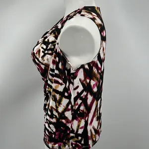 Worthington sleeveless abstract print top XL thumbnail 3