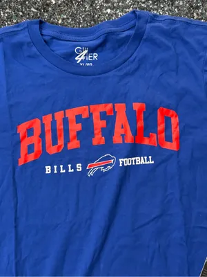 NWT Women's XL G III 4Her NFL Buffalo Bills Short Sleeve Blue XL T-Shirt thumbnail 2