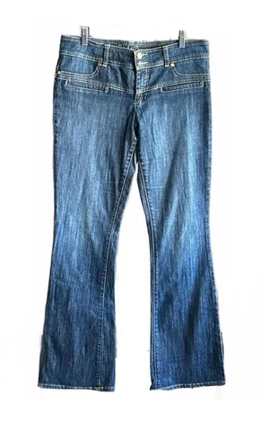 Cache Premium Womens Denim Jeans 8 Boot Cut Medium Wash Low Rise thumbnail 1