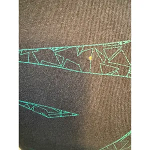 Gymshark Women's Graphic T‎ Shirt Navy Blue Turquoise Logo Size S flaw thumbnail 4