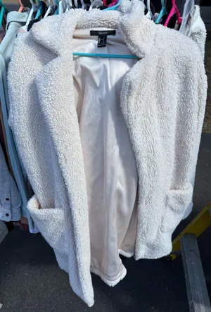 Forever 21 Fleece long jacket thumbnail 1