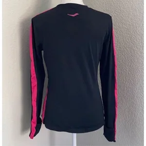 Saucony Long Sleeve Black Running Shirt Size Medium thumbnail 2