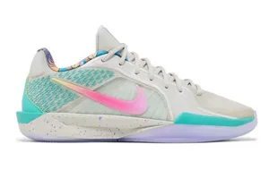 Nike Sabrina 2 Lily Basketball Shoes Gray Pink Teal Size 19.5 NWOT thumbnail 1