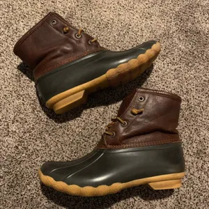 Sperry Boots Saltwater Duck‎ Boot Brown Leather - size 7 thumbnail 1