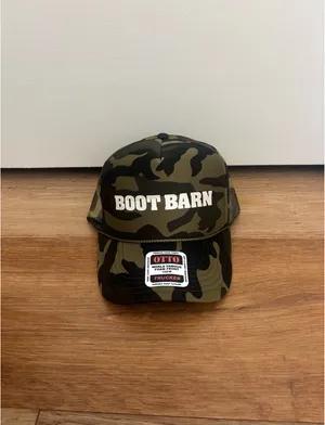 BOOT BARN CAMO PRINT LOGO BALL CAP Green thumbnail 2