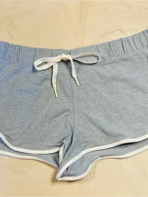 VICTORIA’S SECRET PINK Soft Micro Modal Shorts Retro Low Rise Heather Grey Large thumbnail 3