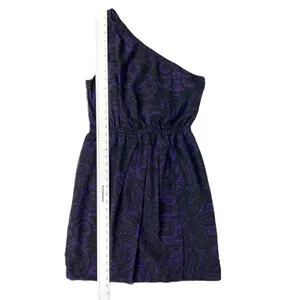 Express‎ Purple Black One Shoulder Chiffon Sheath Cocktail Dress Size Small thumbnail 3
