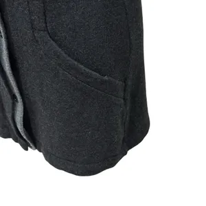 Horny Toad‎ Monterosa Car Coat Wool Blend Size Small Charcoal Grey Pockets thumbnail 3
