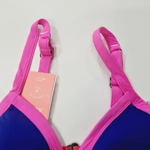 Maaji Hyacinth Reversible Bikini Top in Cobalt Blue thumbnail 5