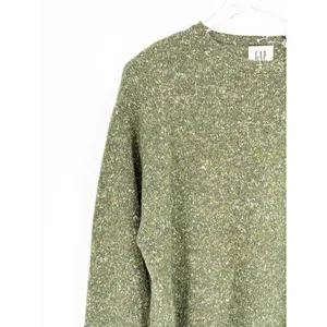 GAP Vintage Wool Blend Sweater Women's M Green Cabin Core thumbnail 4