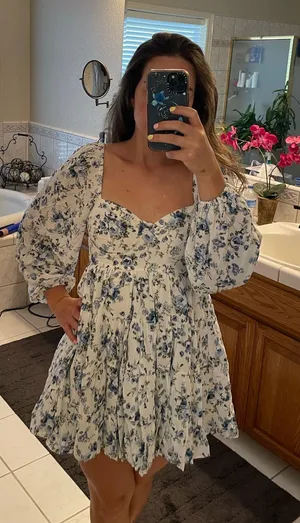 Altard state floral mini dress thumbnail 3