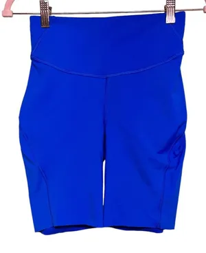Lululemon Base Pace High-Rise‎ Short 8" Blazer Blue Tone Women’s Size 6 thumbnail 1