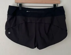 Lululemon speed up shorts black 10 thumbnail 1
