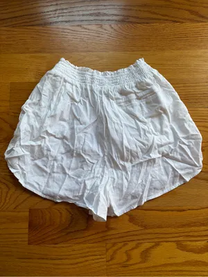 Aerie pull on white shorts size XS thumbnail 2