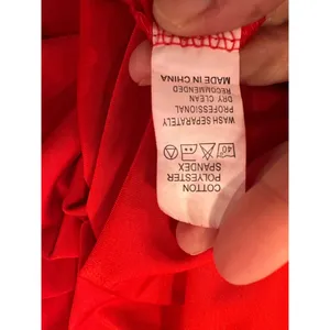 Women's Unbranded Red Long Sleeve Open Back Maxi Dress S thumbnail 5