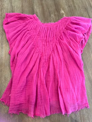 Free People Padma Flutter Sleeve Blouse thumbnail 2
