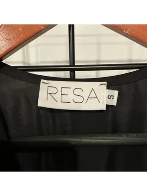 RESA Black Long Sleeve Smocked Waist Maxi Dress Size S thumbnail 3