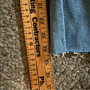NWT J. Crew High Rise Flare Crop Denim Distressed Jeans Raw Hem Size 27 thumbnail 5