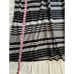 Stitch Clothing Co Womens Black White Striped Sleeveless Maxi Dress Large‎ thumbnail 4