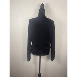 fabletics shelby long sleeve‎ top xl Black 2 In One Look thumbnail 2