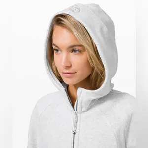 Lululemon Scuba Oversized 1/2 Zip Hoodie Heathered Core Ultra Grey size XS cute thumbnail 2