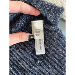 Madewell womens ribbed knit color block sweater size L thumbnail 4
