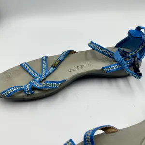 Keen Emerald City Strappy Sandals Blue Yellow Woven Ankle Strap Womens 8 thumbnail 4