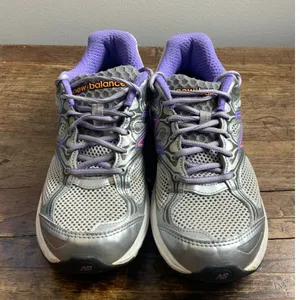 New Balance 840v2 women's running shoes silver/ purple‎ size 8 thumbnail 2