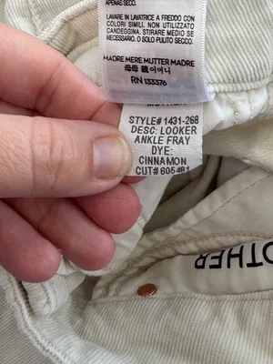 Mother The Looker Ankle‎ Fray size 27 thumbnail 6