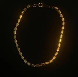 Vintage Gold Plated Tennis Bracelet thumbnail 3