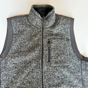 Gap Zip Front Sleeveless Vest in Gray thumbnail 3