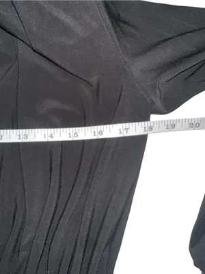 Zhivago Lover Man Long Sleeve Black Midi Dress US 2 thumbnail 7