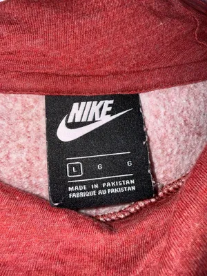 Nike Women's Red Heathered Funnel Neck Hoodie thumbnail 8
