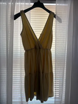 Target Yellow Mini Dress Flowy  thumbnail 3
