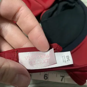 Victoria’s Secret Maroon Red Swim Top; 34B thumbnail 4