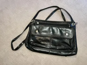 Fossil Crossbody Bag Womens Leather Organizer Purse Adjustable Strap Multiple Po thumbnail 7