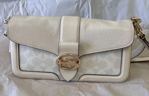 Coach Georgie Shoulder Bag In Signature Canvas c4067 thumbnail 1